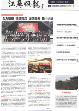 江蘇恒龍2015年刊